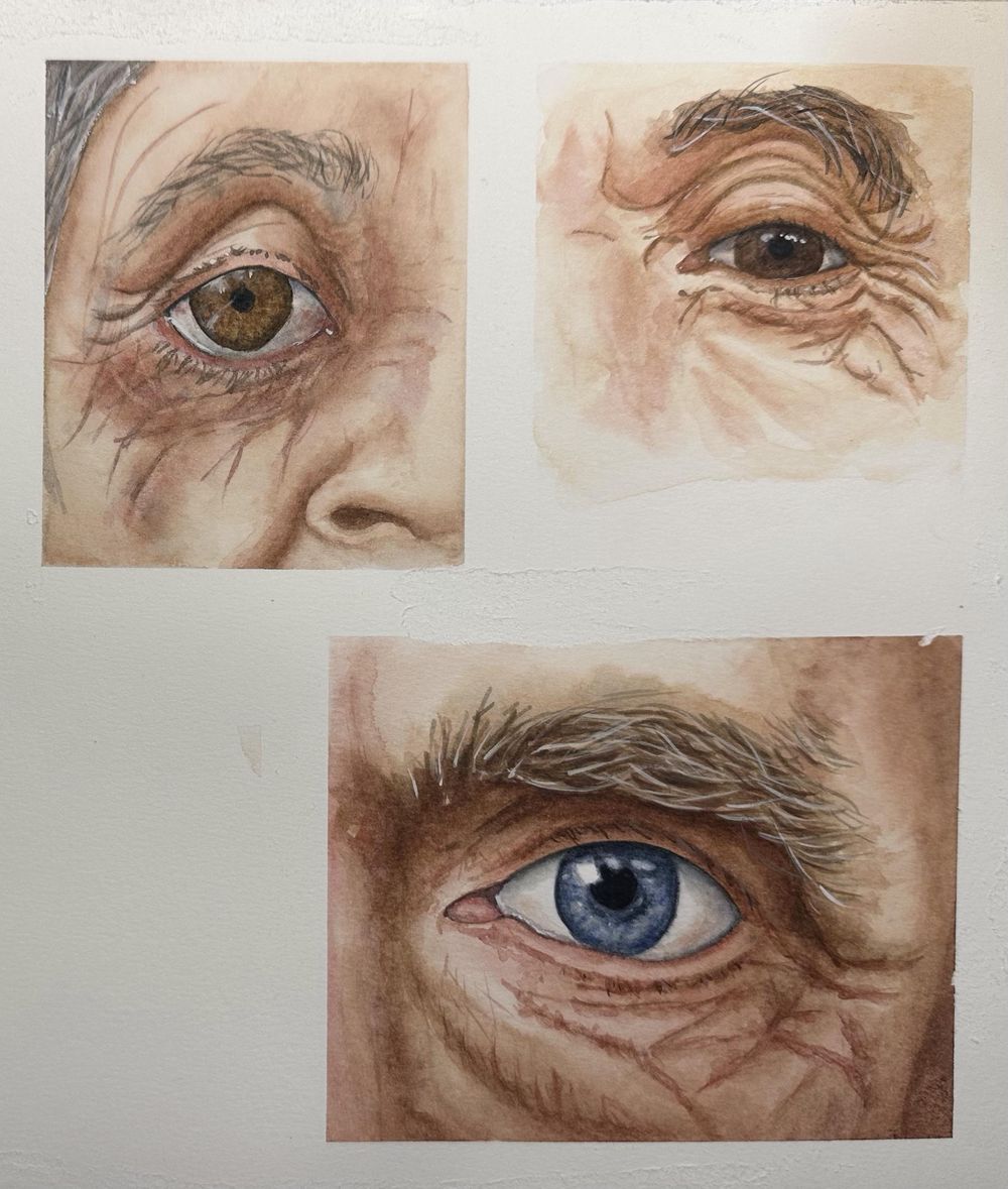 Aged skin and eyes - image 3 - student project