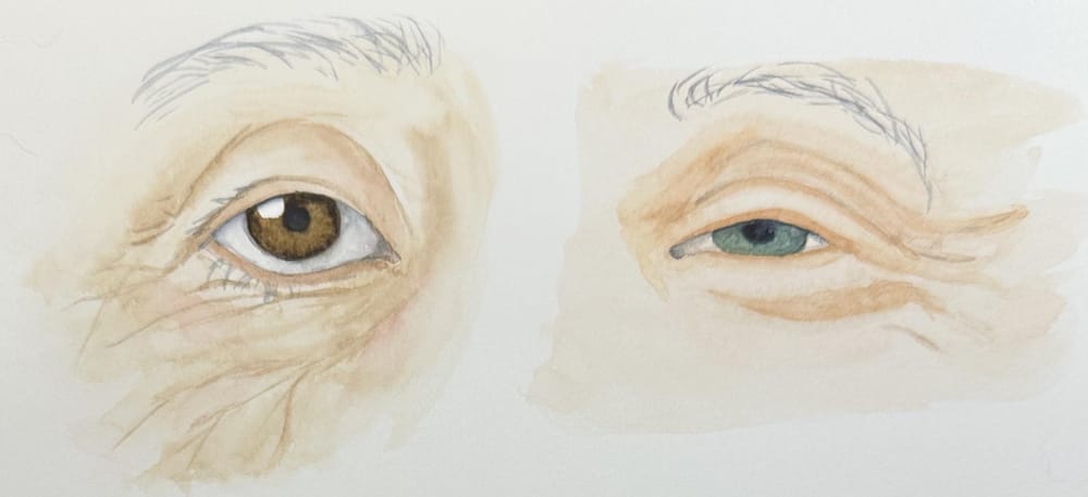 Aged skin and eyes - image 1 - student project