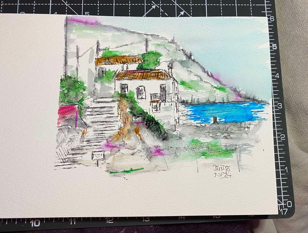 Urban sketches - image 2 - student project