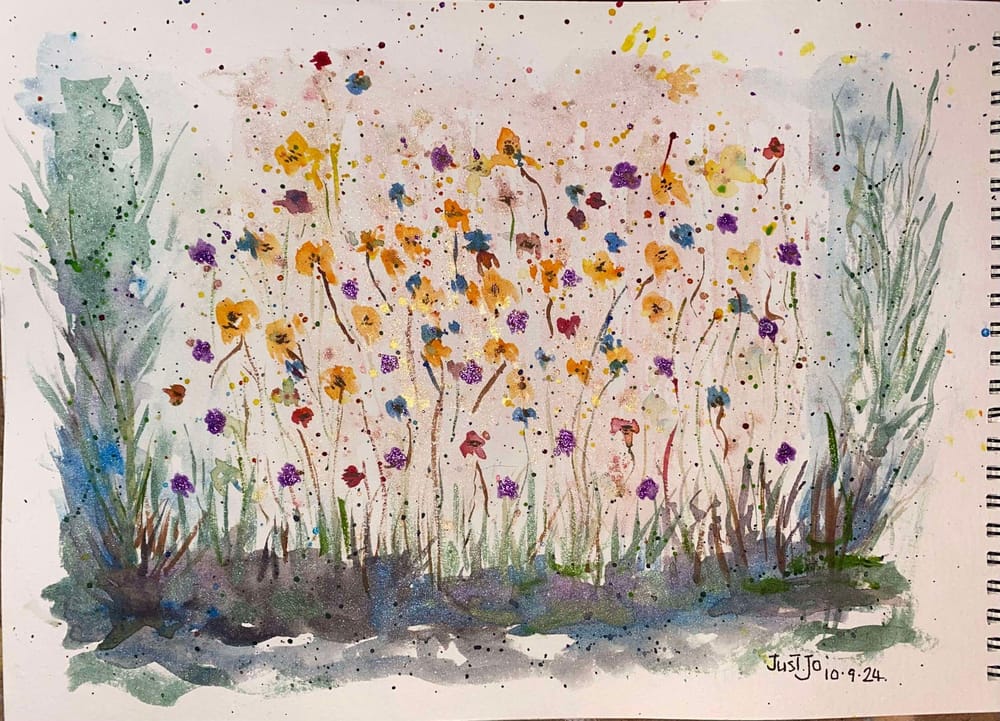Rainbow Flowers plus 3! - image 1 - student project