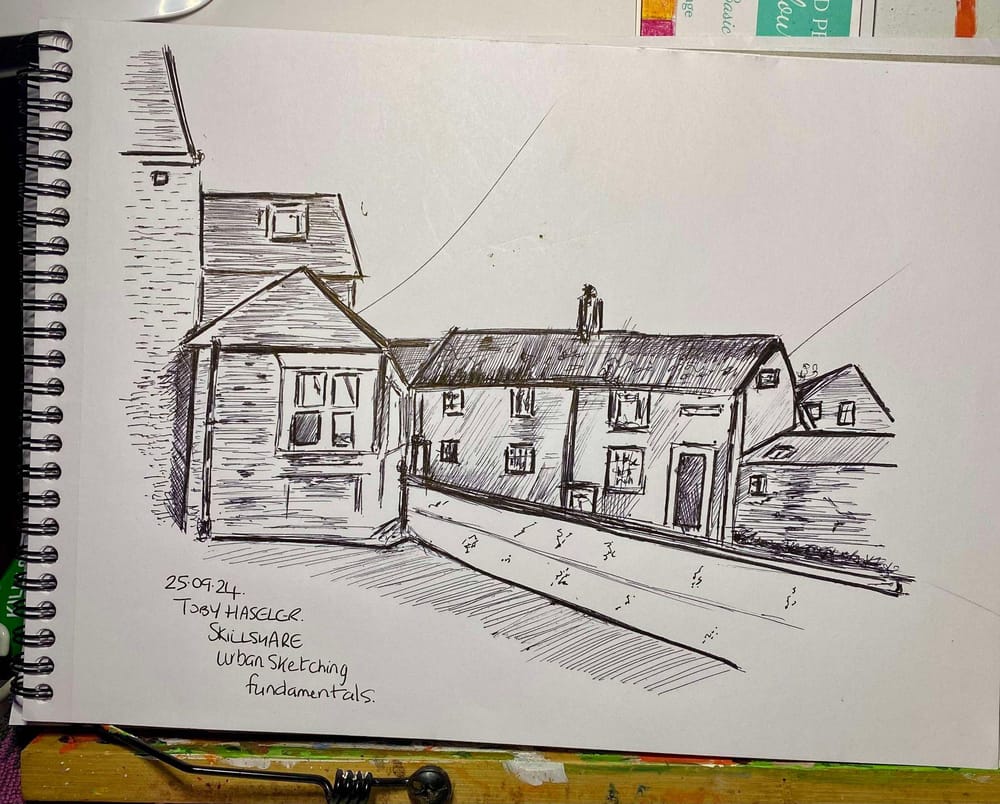 Urban sketches - image 1 - student project