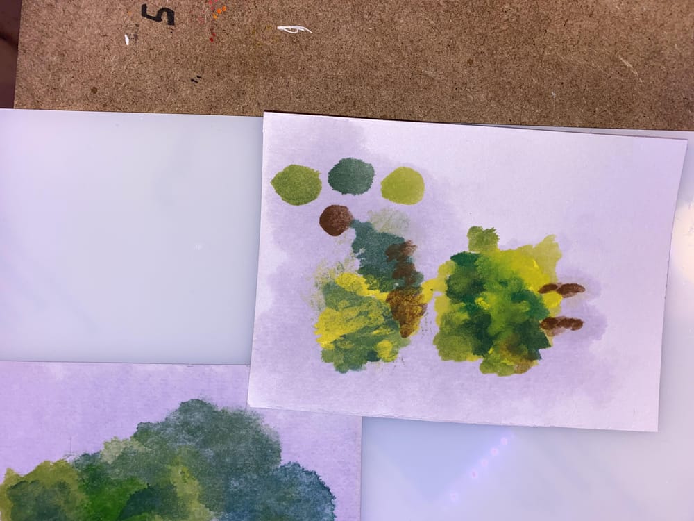 Rainy landscape - image 1 - student project