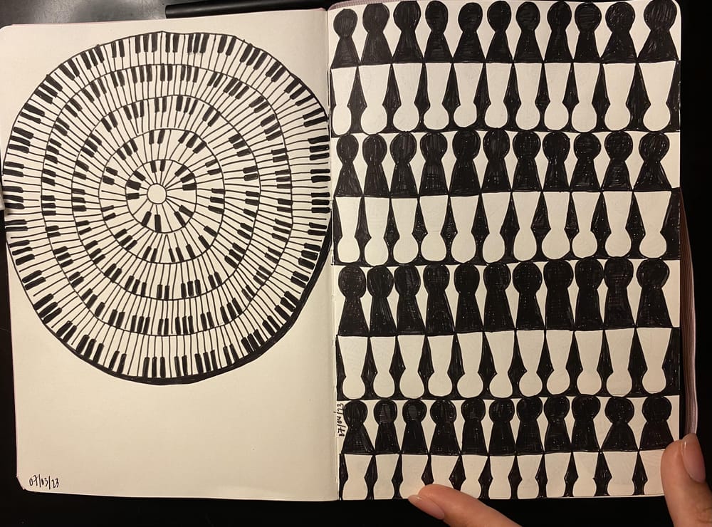 drawing as meditation - image 3 - student project
