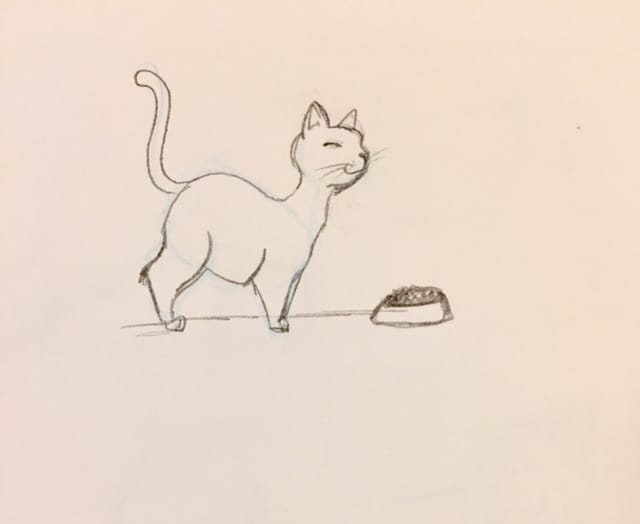 A quick sketch of my fat cat - image 2 - student project