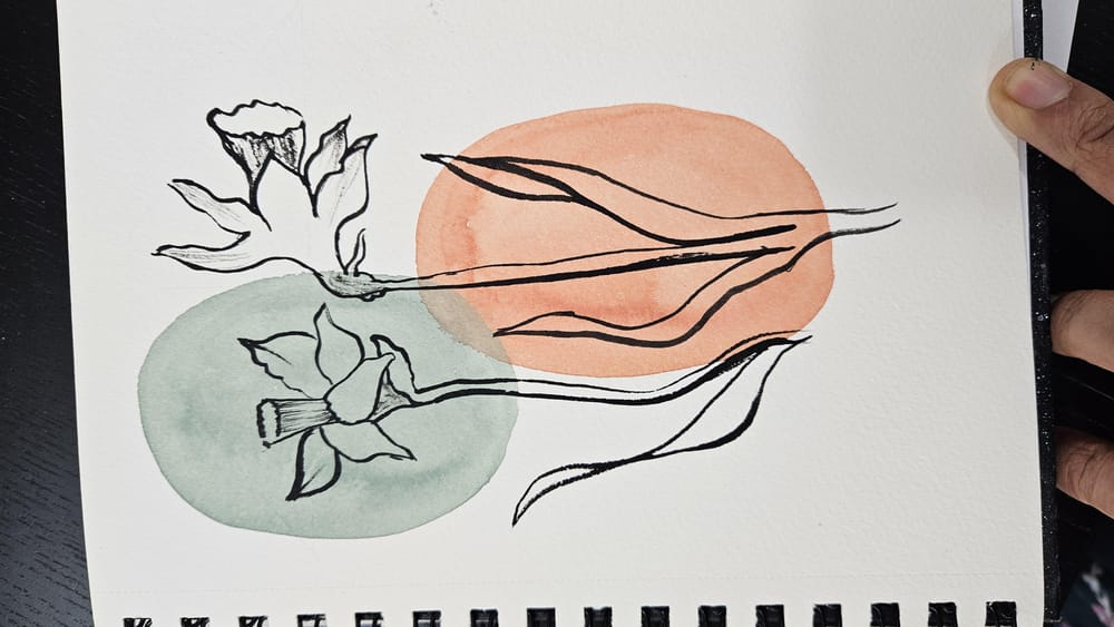 Botanical from live references - image 2 - student project