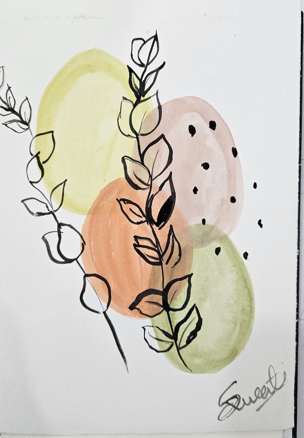 Botanical from live references - image 4 - student project