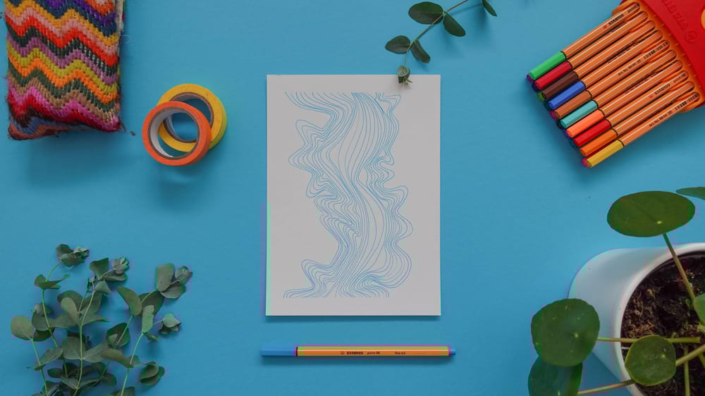 Drawing Patterns: 14 Days Of Mindful Drawing For Self-Care - image 12 - student project