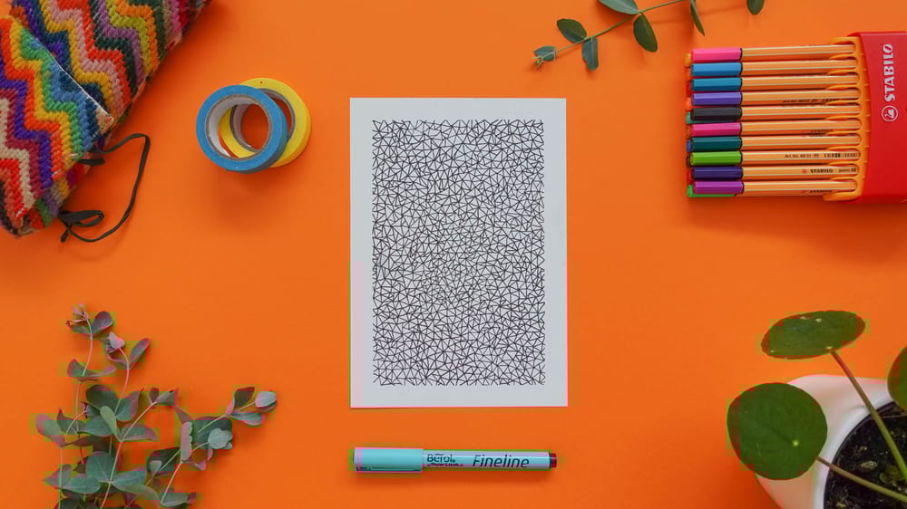 Drawing Patterns: 14 Days Of Mindful Drawing For Self-Care - image 2 - student project