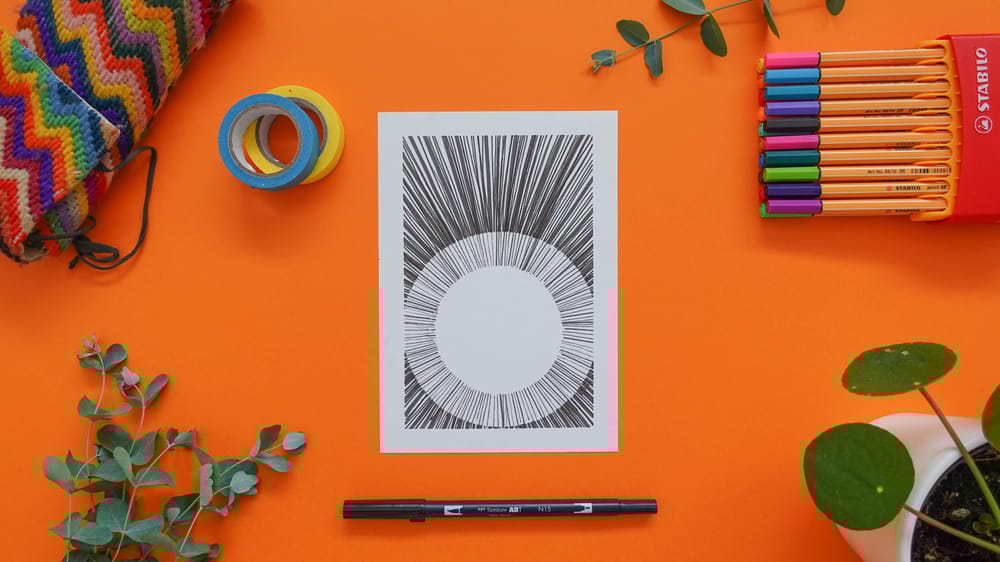 Drawing Patterns: 14 Days Of Mindful Drawing For Self-Care - image 9 - student project