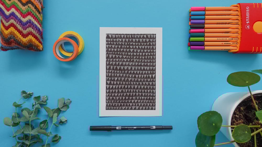 Drawing Patterns: 14 Days Of Mindful Drawing For Self-Care - image 5 - student project