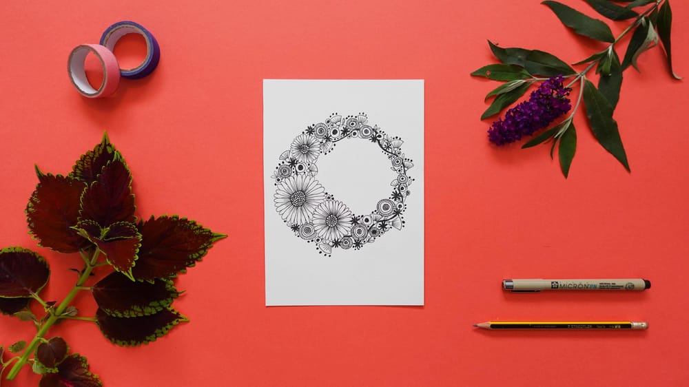 Mindful Mandalas: Botanical Doodling For Self-Care - image 4 - student project