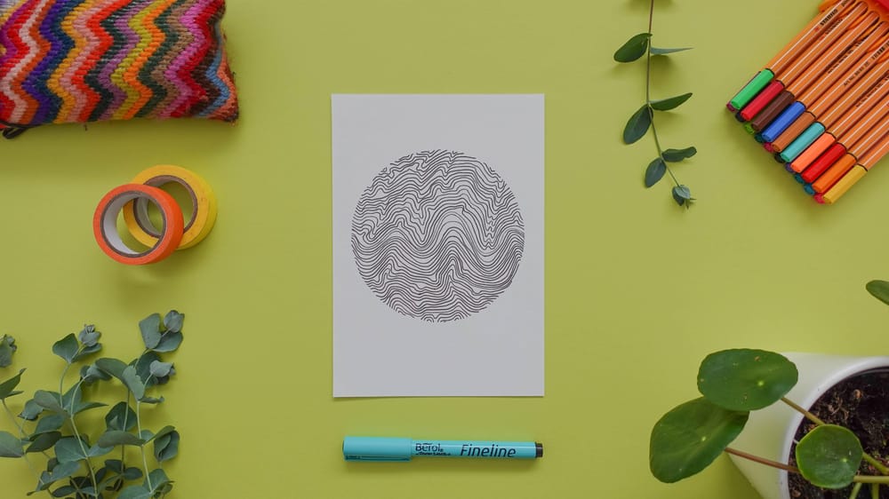 Drawing Patterns: 14 Days Of Mindful Drawing For Self-Care - image 4 - student project