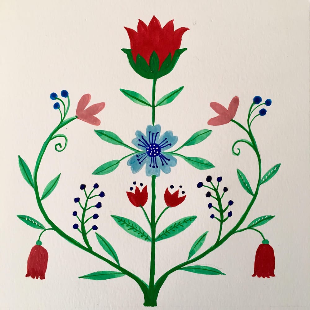Symmetrical Floral - image 1 - student project