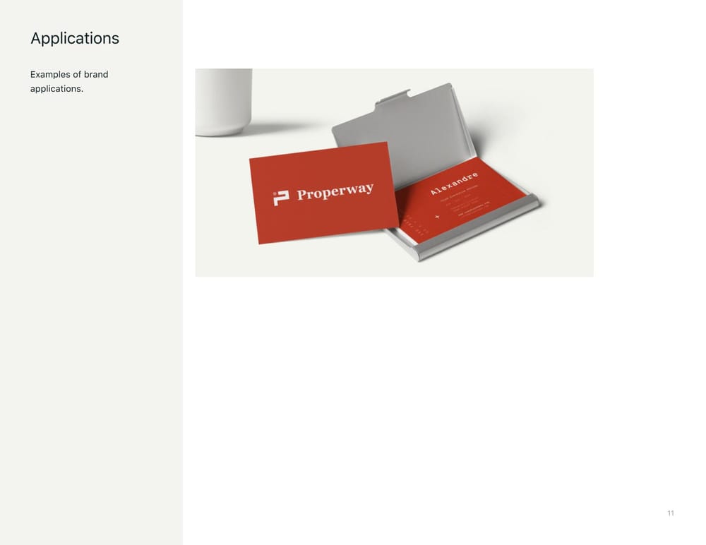 Properway brand styleguide - image 11 - student project