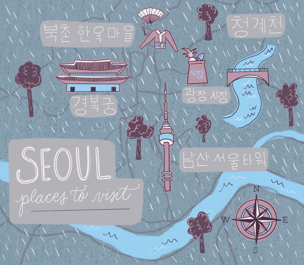 Places to visit in Seoul | Skillshare Student Project