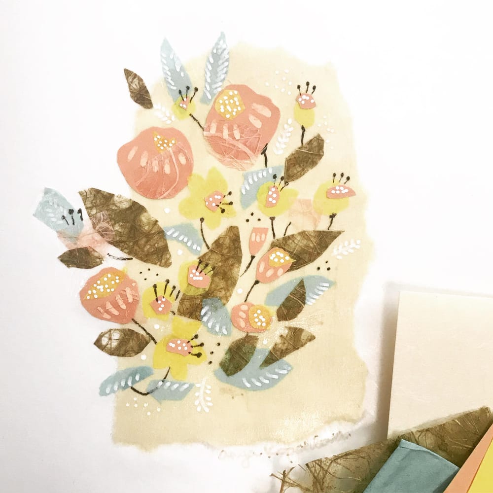 Floral Collage - image 1 - student project
