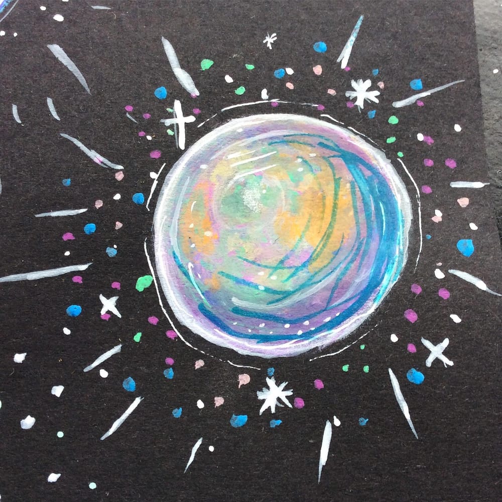 Attempting Crystals in Watercolour - image 4 - student project