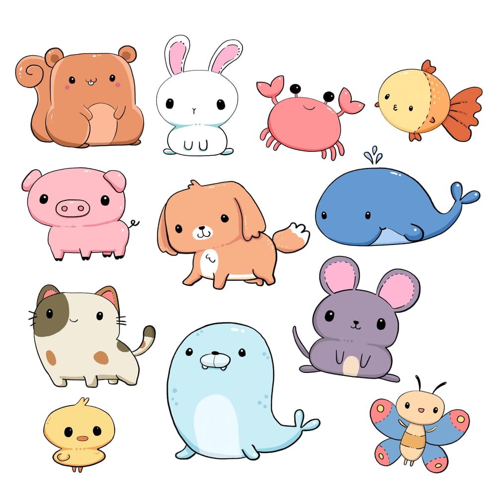 Cute animals | Skillshare Student Project Cute animals | Skillshare Student Project