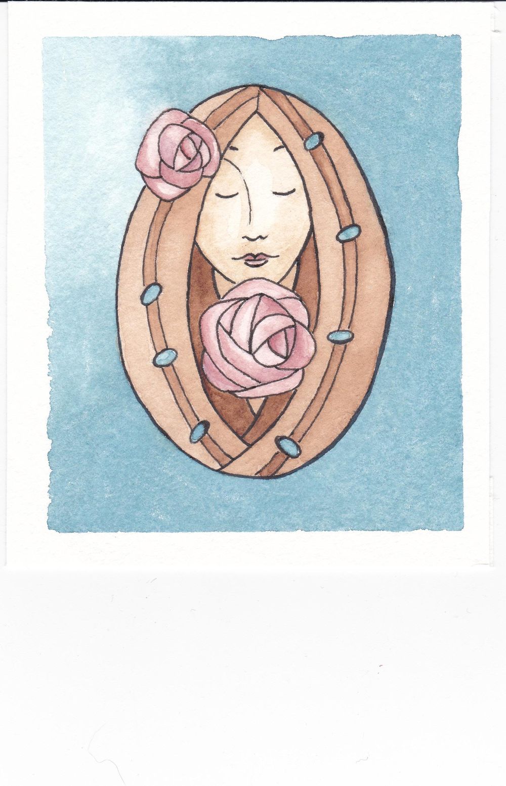 Glasgow Rose Girl - image 2 - student project