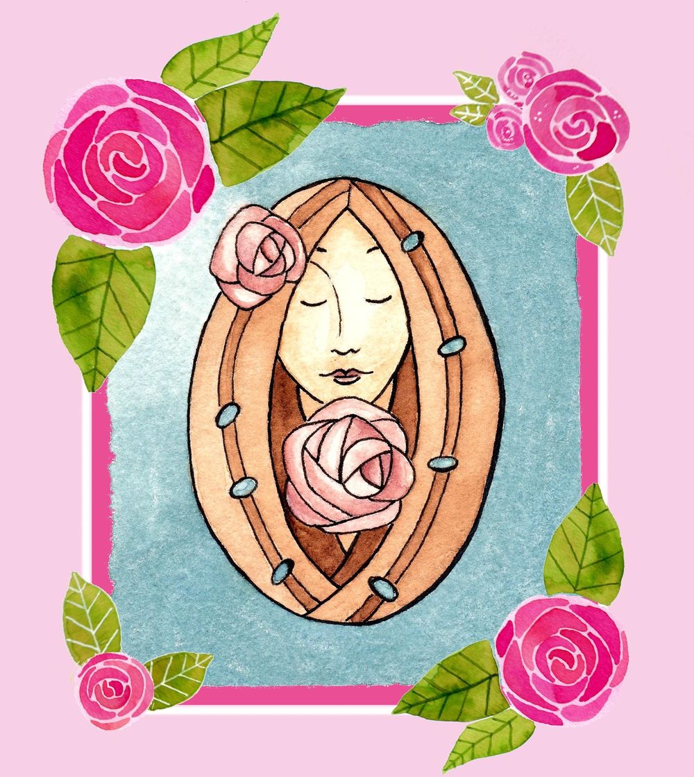 Glasgow Rose Girl - image 3 - student project