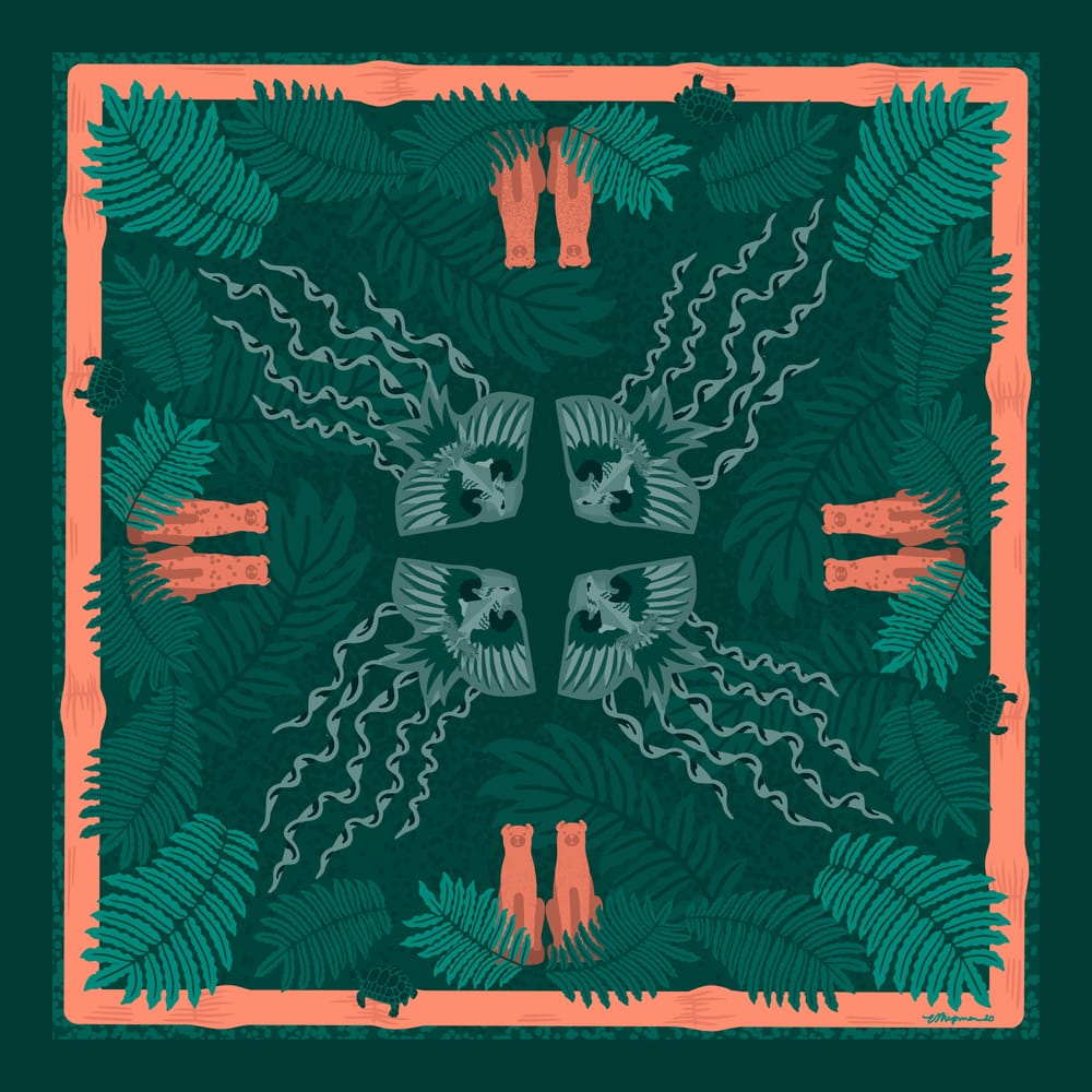 Square Scarf Inspired by Vietnam - image 5 - student project