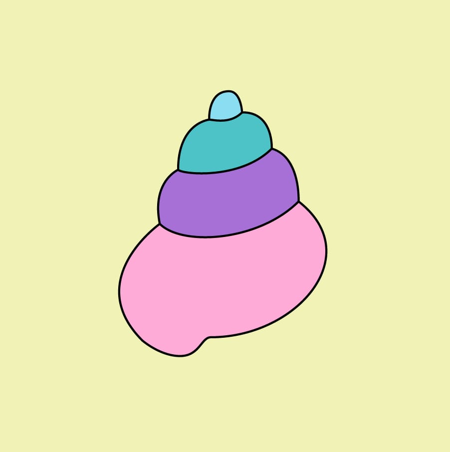 Simple Seashell Pin - image 3 - student project