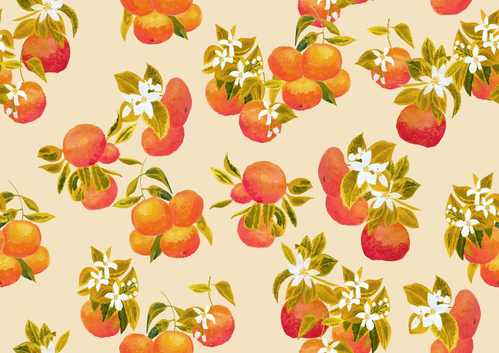 Gouache fruits patterns - image 4 - student project