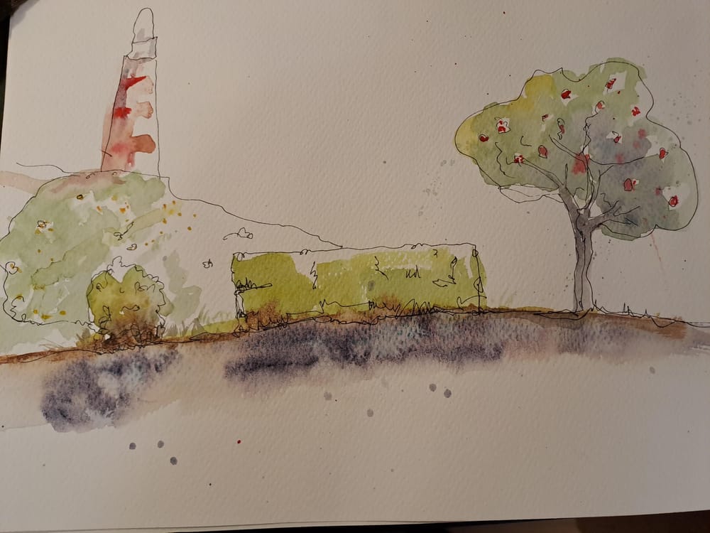 Urban sketching basics - image 3 - student project