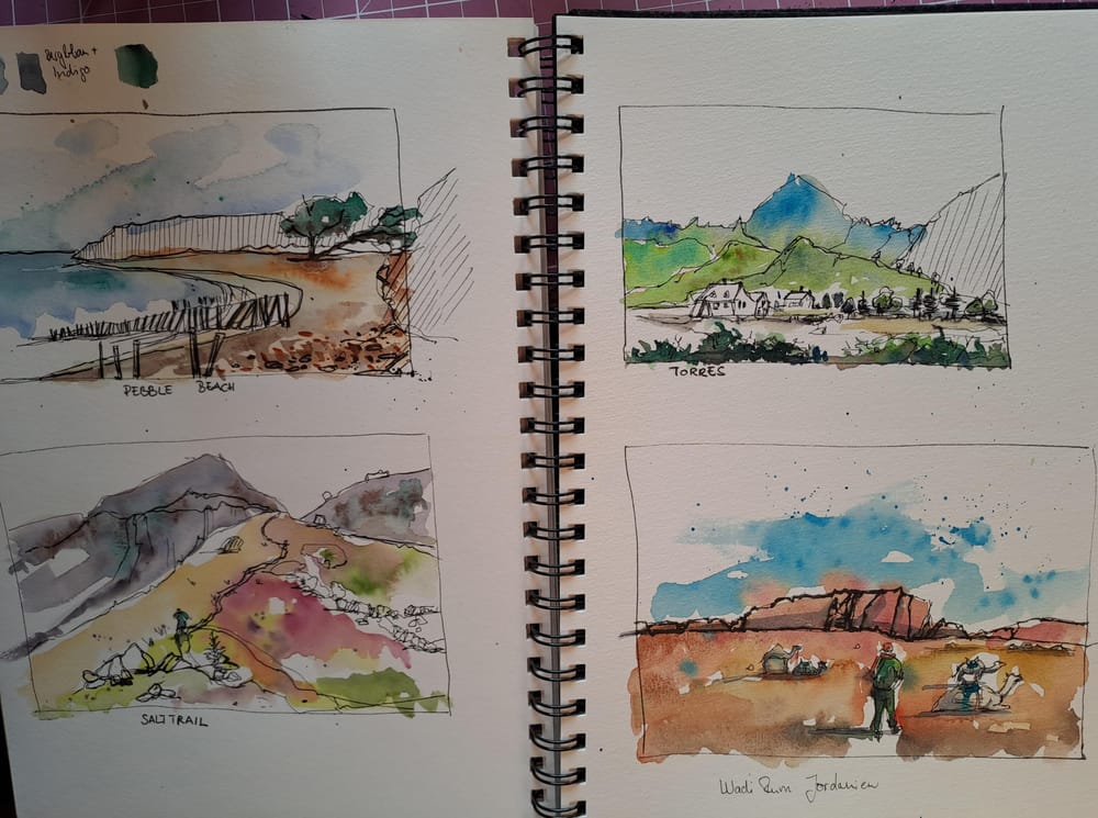 Landscape sketching - image 1 - student project