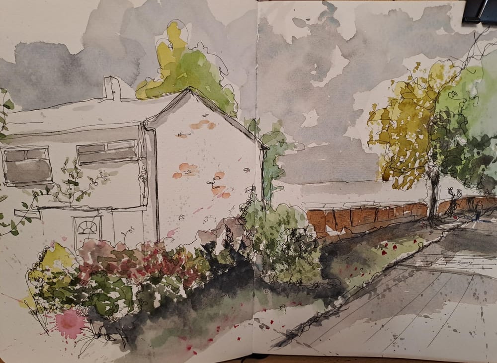 Urban sketching basics - image 2 - student project