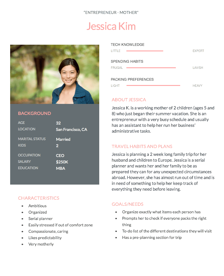 Travel Packing App - image 2 - student project
