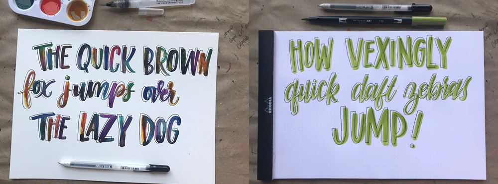 Offset Lettering | Skillshare Student Project