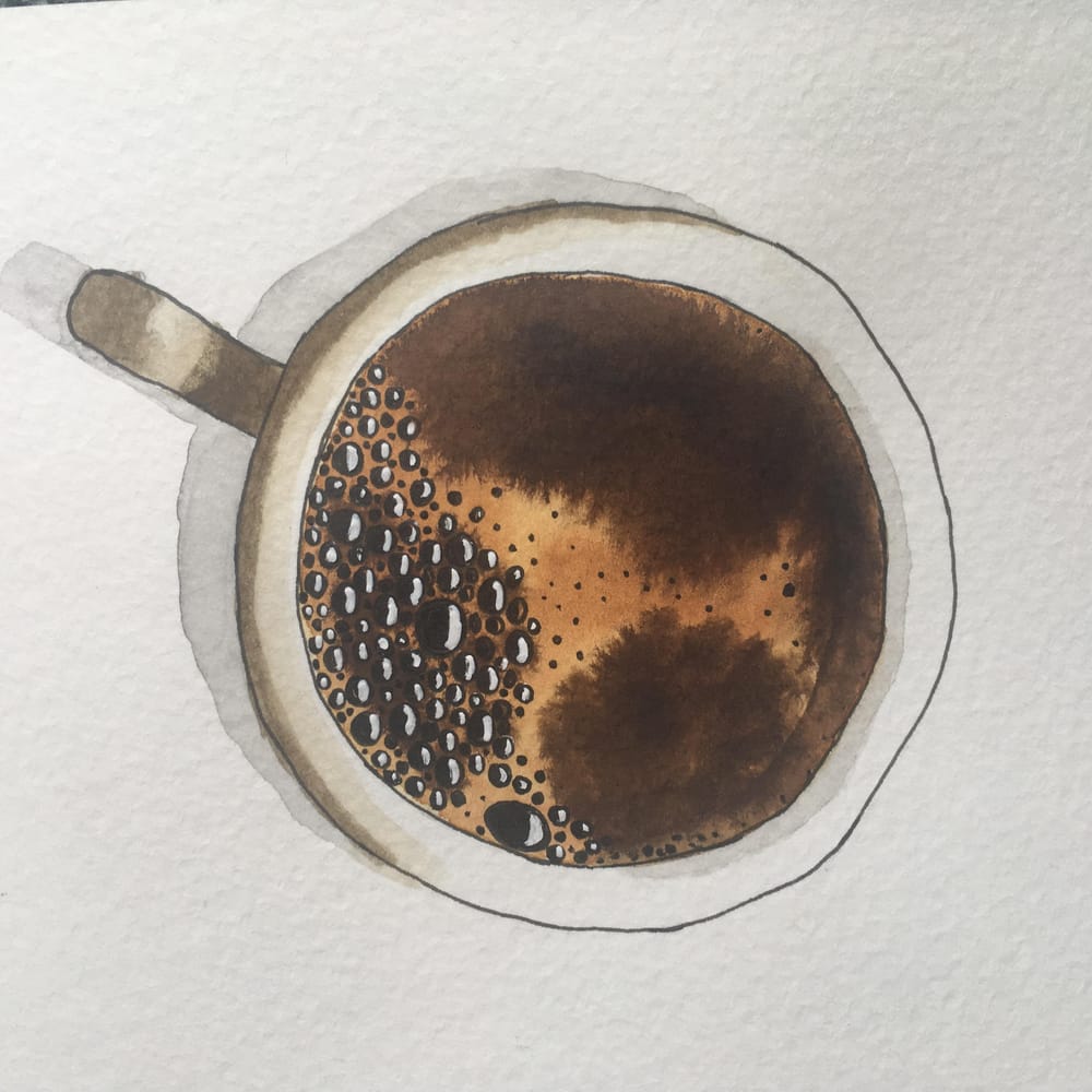 2 doses of caffeine for coffee lovers Skillshare Student Project