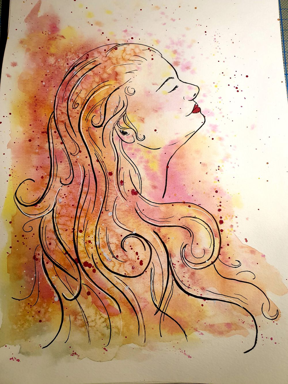Ink and Watercolor - image 2 - student project