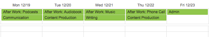 Theming my Work Days and Personal Time - image 1 - student project