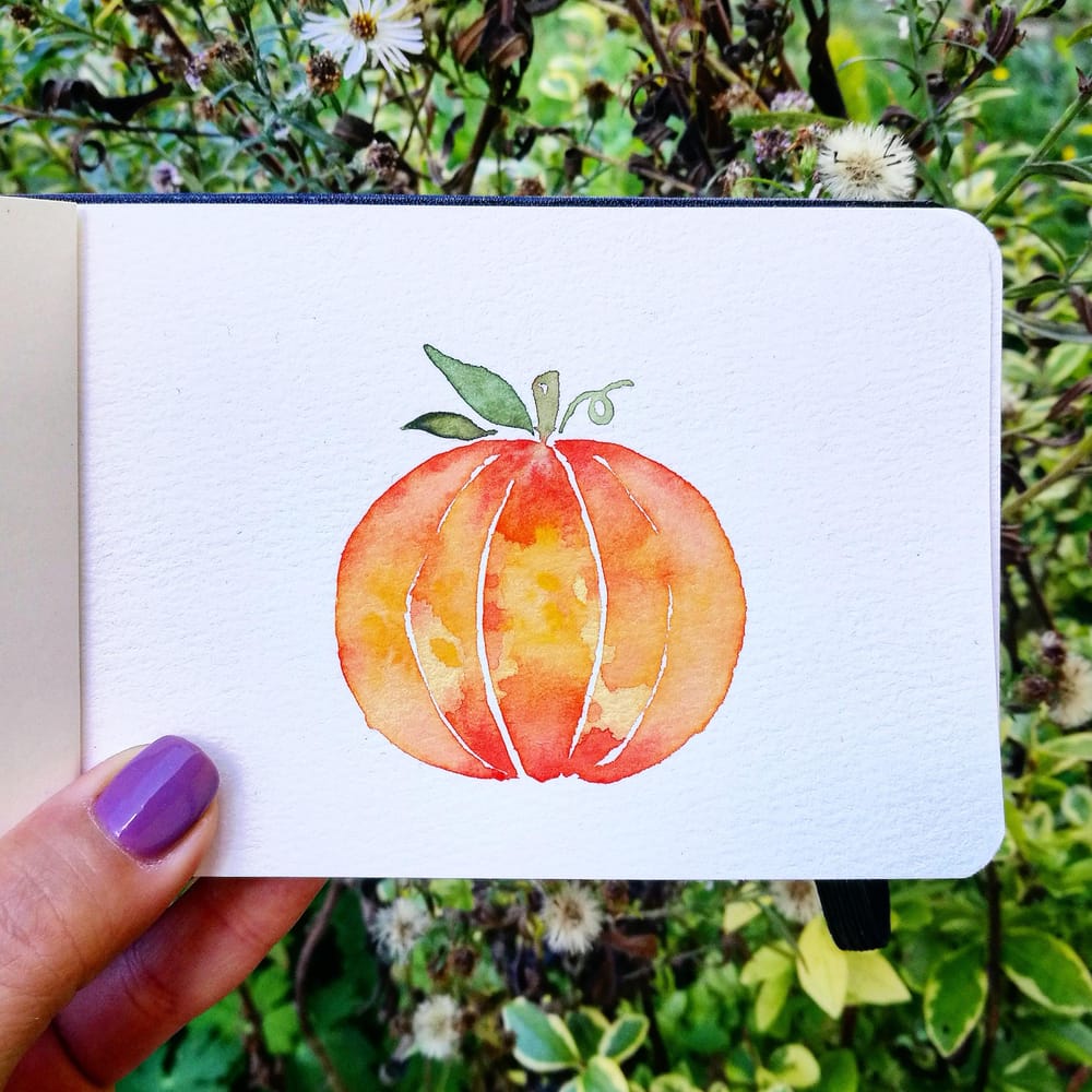 Autumn watercolors - image 1 - student project