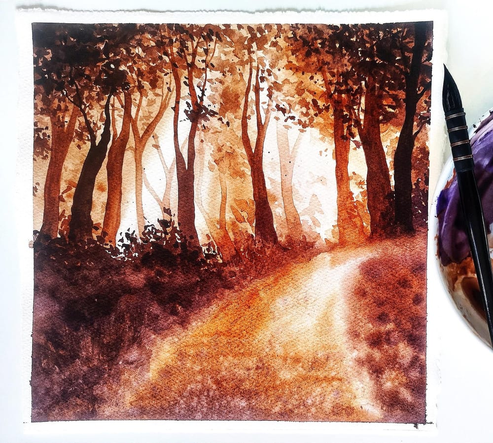 Watercolor Forest - image 1 - student project