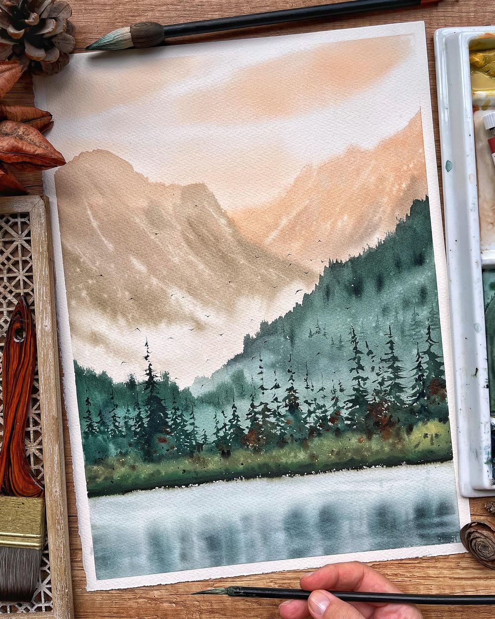 My Atmospheric Landscape - image 1 - student project