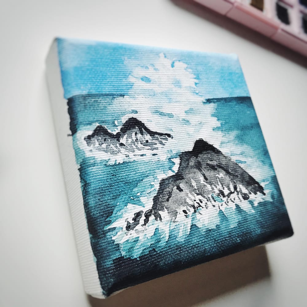 Crashing waves - image 1 - student project