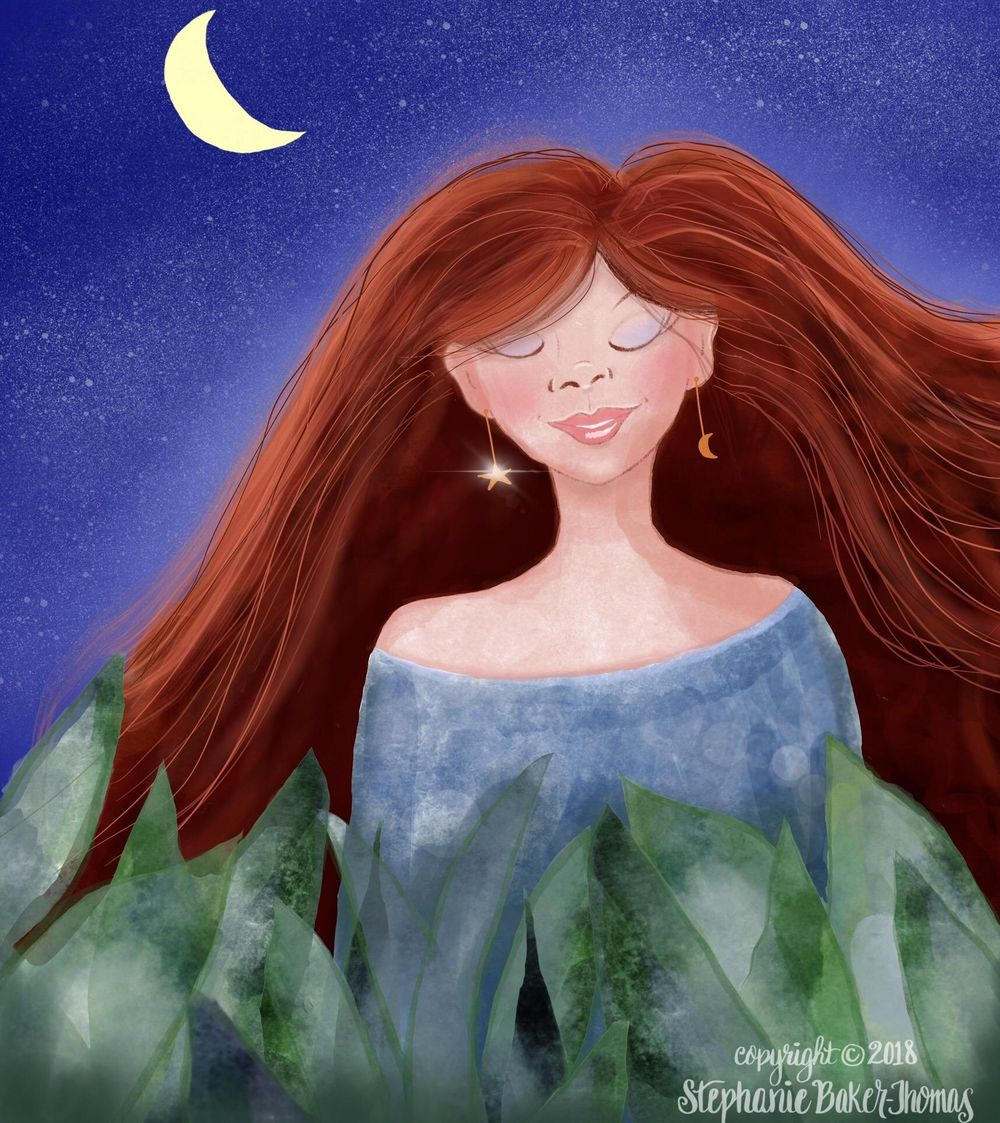 Redhead Dreaming in the Moonlight - image 1 - student project