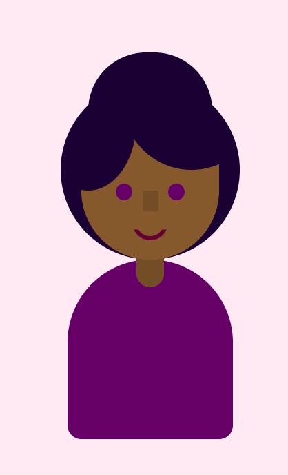 My CSS Flat Person - image 1 - student project