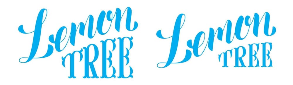 'Lemon Tree' Typographic Postcard - image 5 - student project