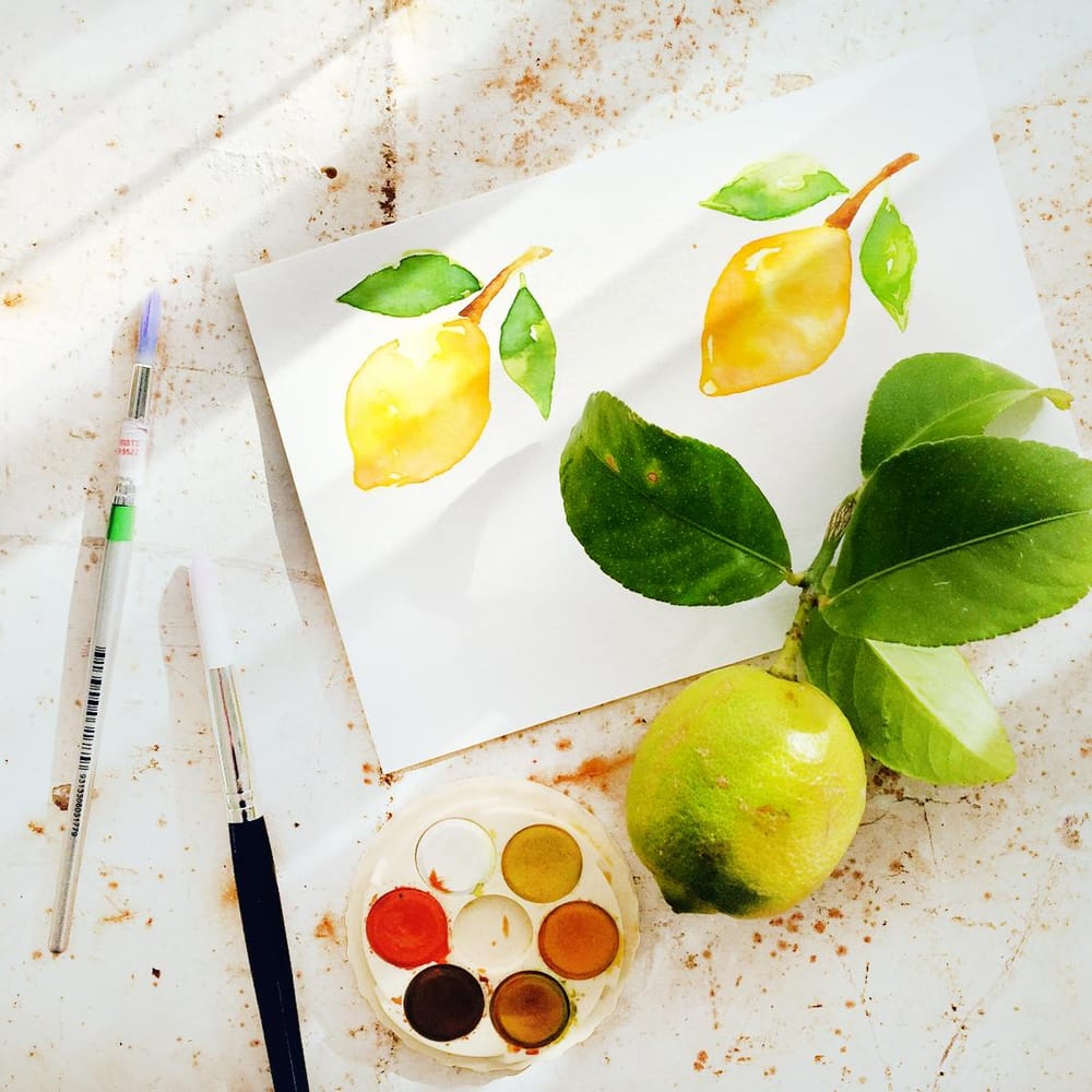'Lemon Tree' Typographic Postcard - image 6 - student project