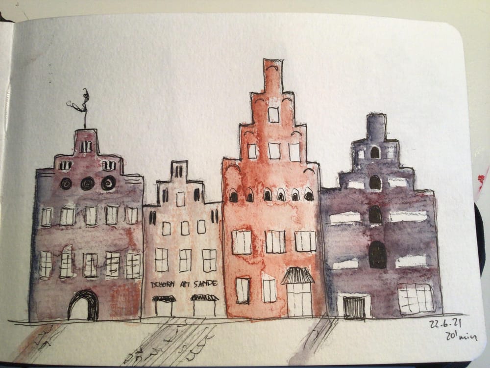 Sketching for 2, 10 and 20 minutes - image 3 - student project
