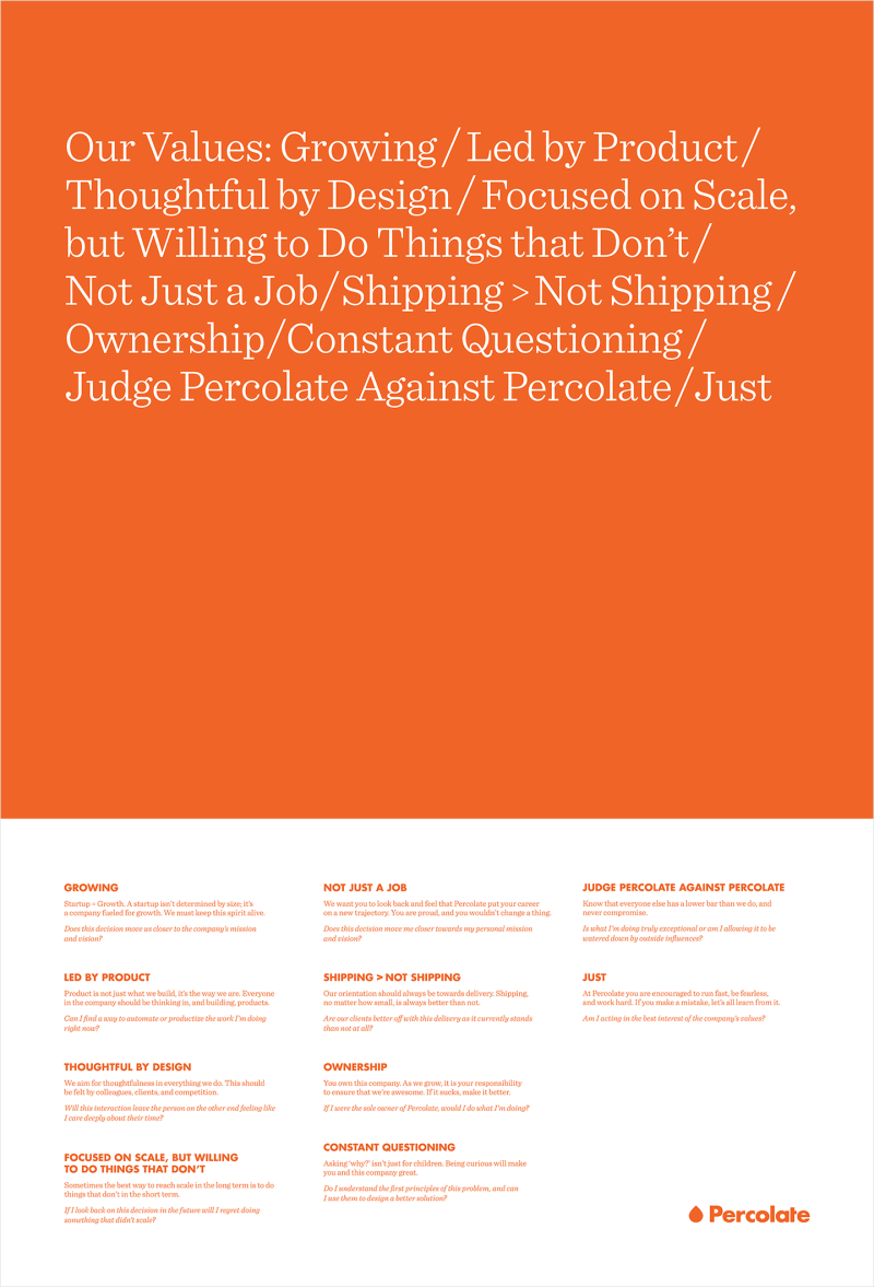 Percolate's Project - image 1 - student project