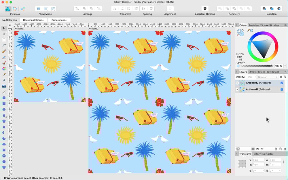my holiday down under pattern - image 1 - student project