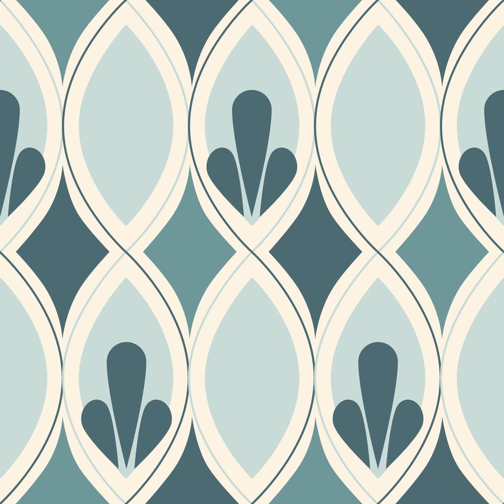 Surface pattern design: ogee pattern in Affinity Designer - image 3 - student project