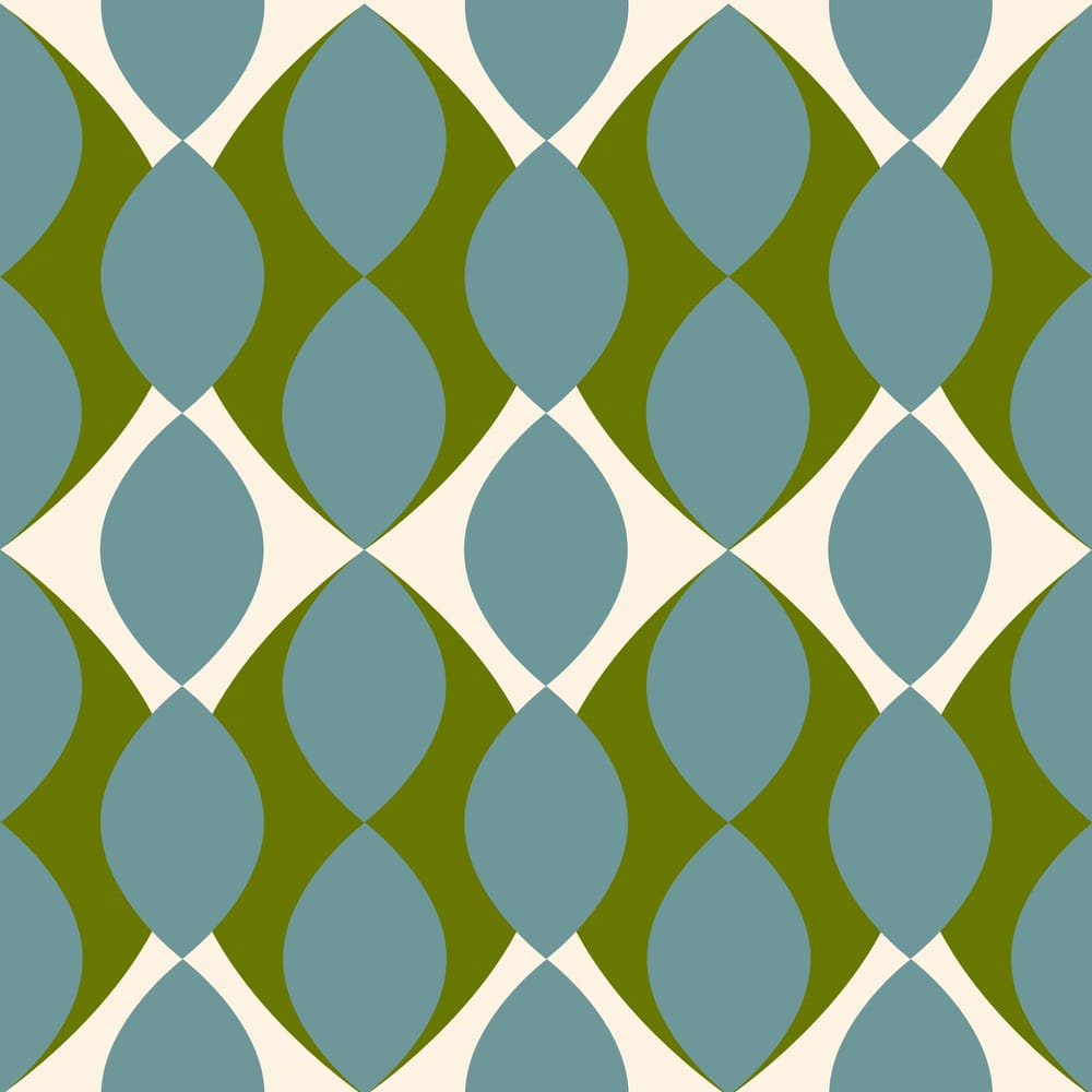 Surface pattern design: ogee pattern in Affinity Designer - image 1 - student project
