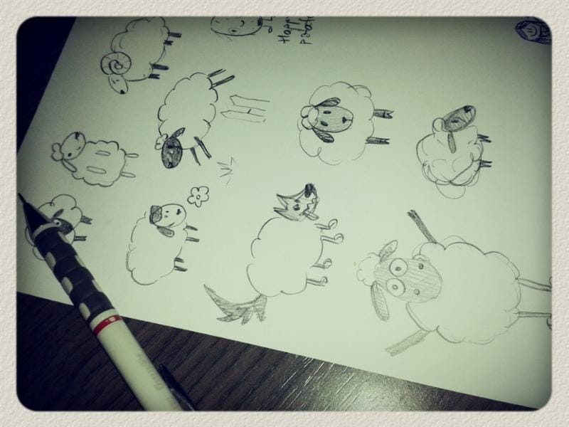 Sheep pattern -