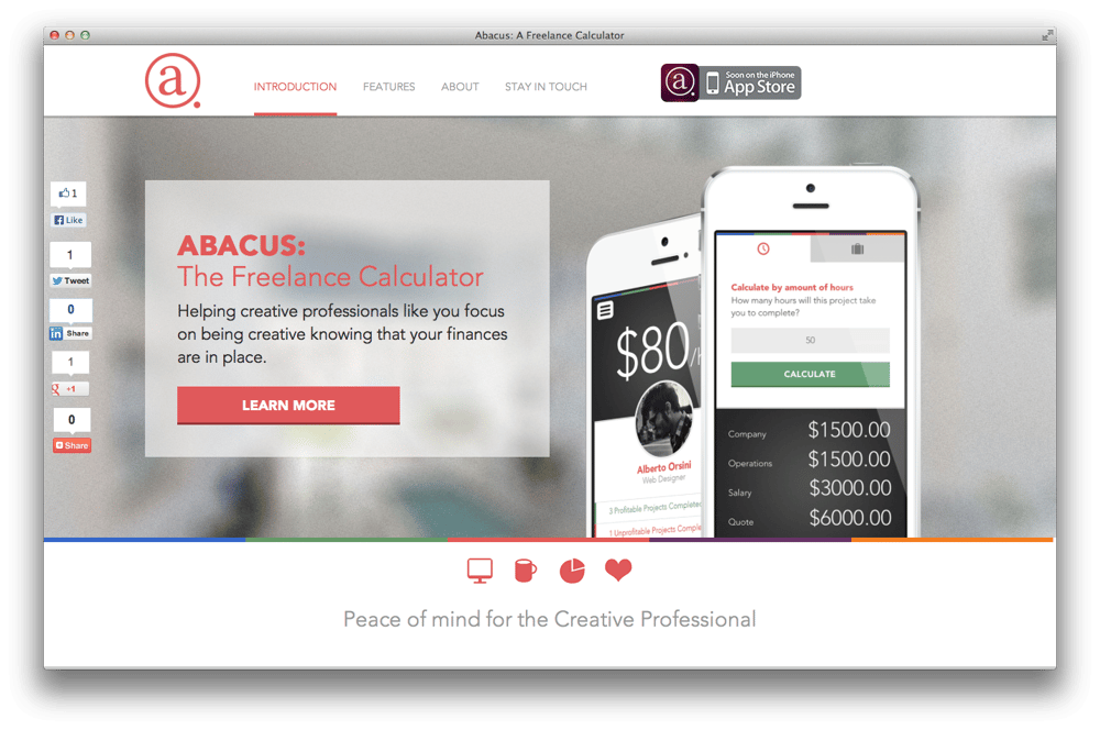 Abacus - A freelance calculator - image 3 - student project